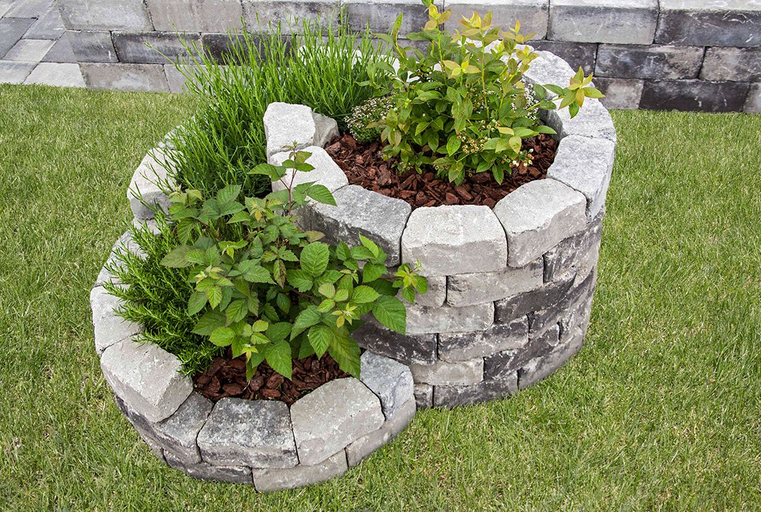 Kräuterspirale / Kräuterschnecke