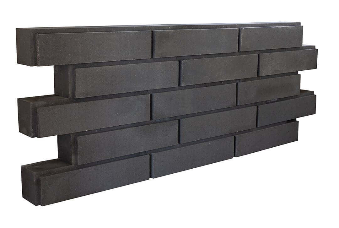 Mauerstein Lineablock small black