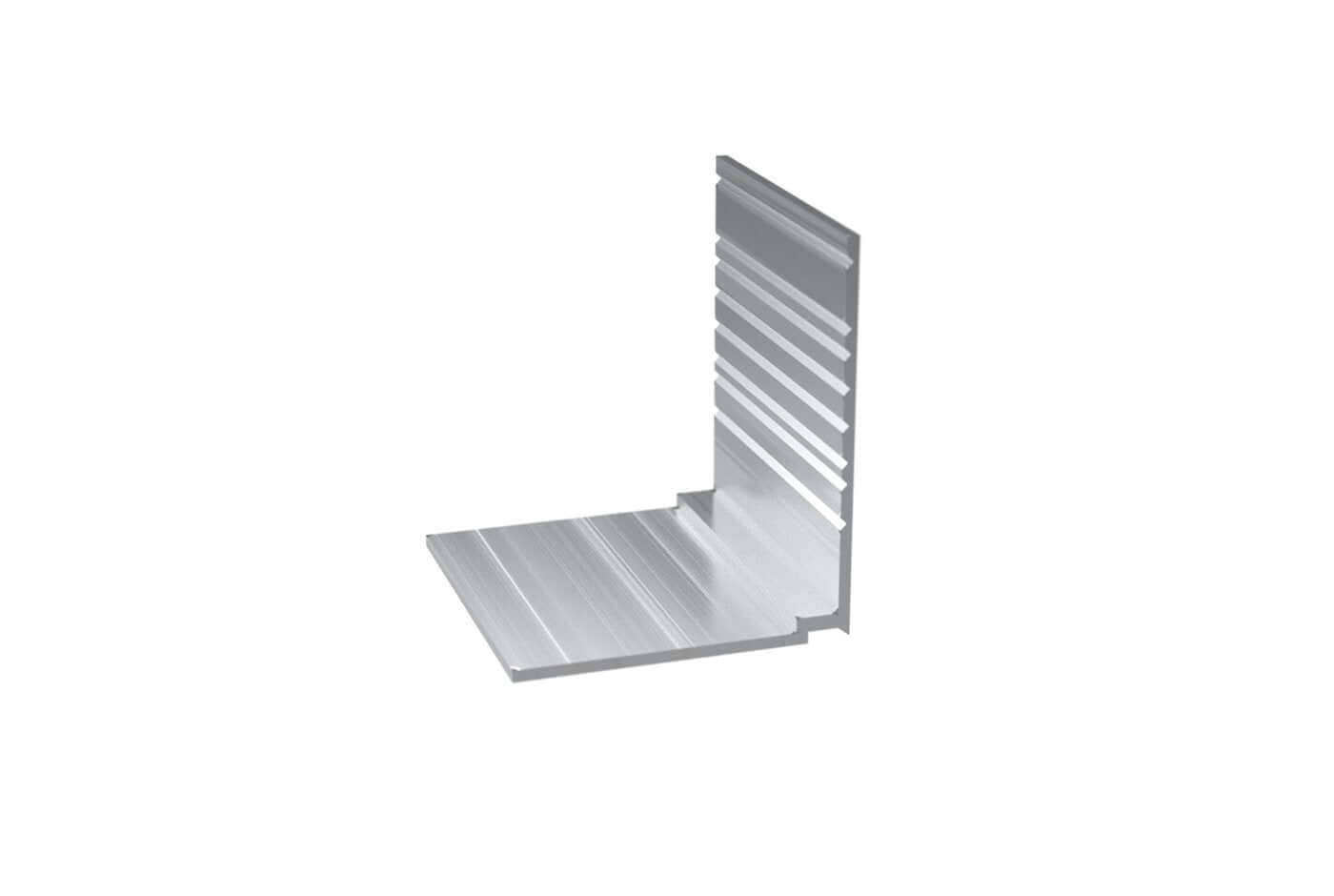 Aluminium middenprofiel complete set voor LSG 8-12 mm geanodiseerd