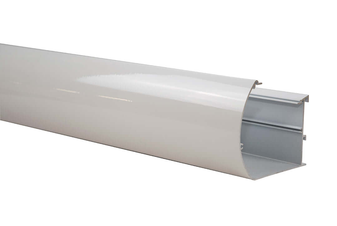 Aluminium Dachrinne Komplettset Weiß – steda