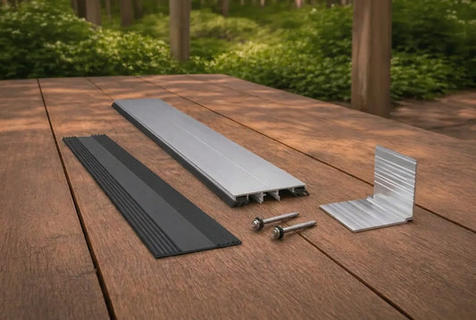 Aluminium middenprofiel complete set tot 400 cm