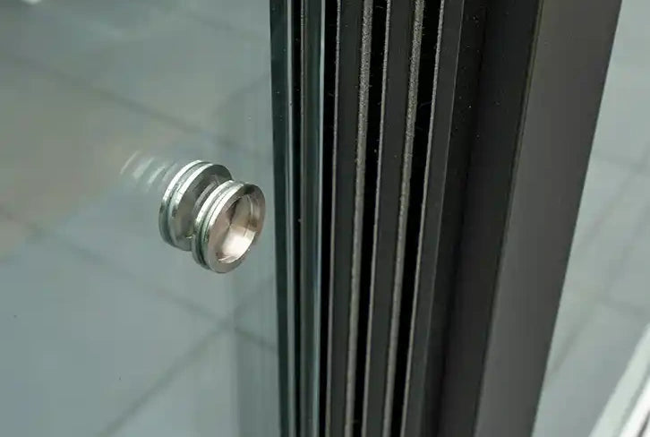 Glasschiebewand schwarz 8mm – Ansicht 8