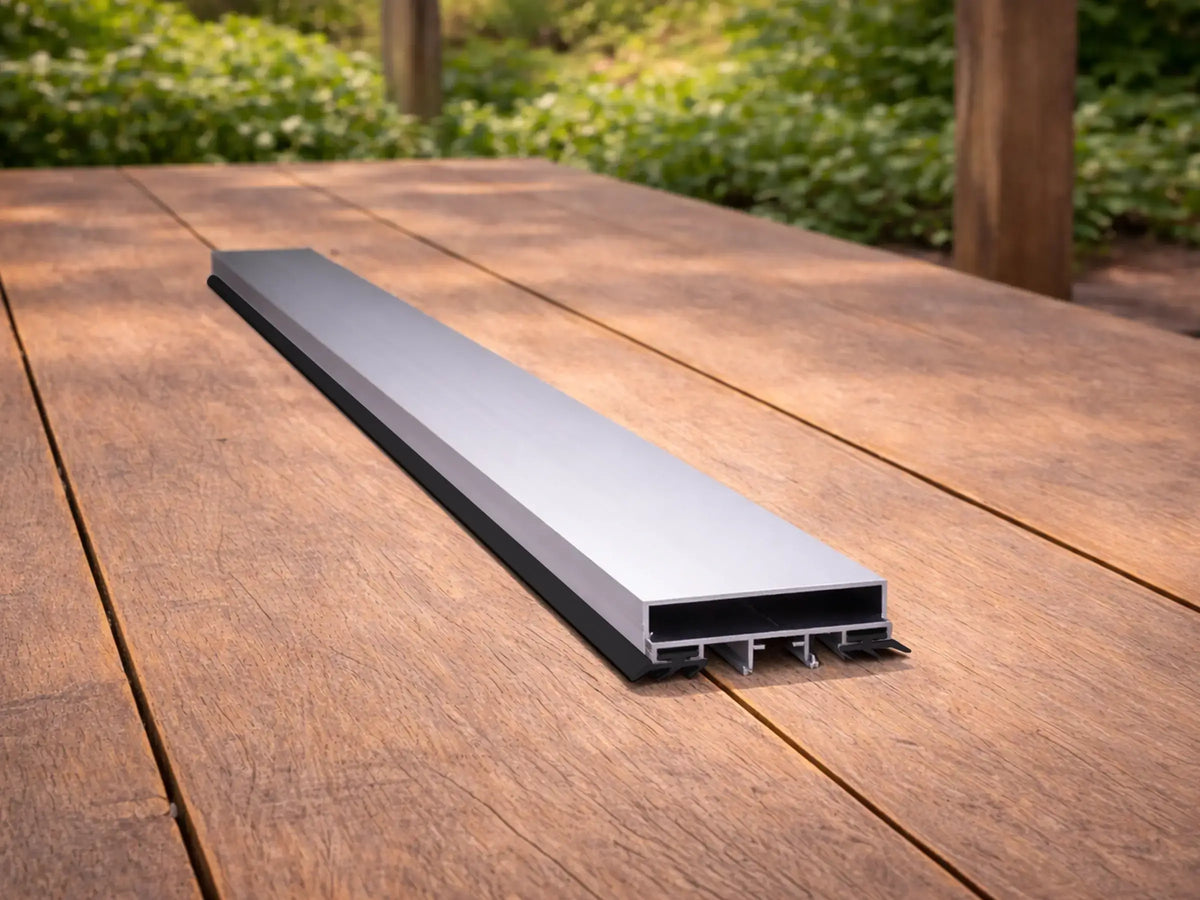 Klemafdekking voor aluminium profielen