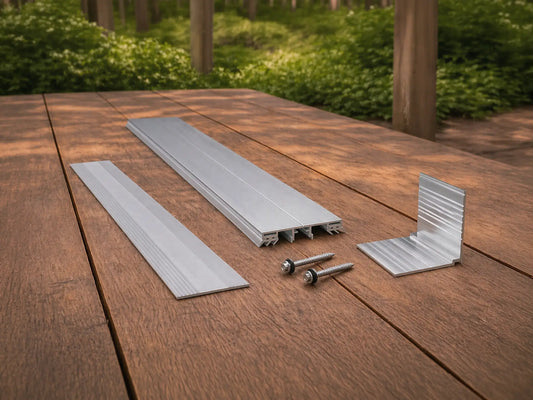 Aluminium middenprofiel complete set tot 400 cm
