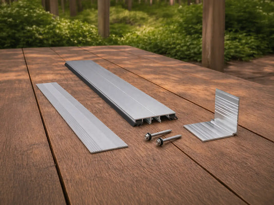 Aluminium middenprofiel complete set tot 400 cm