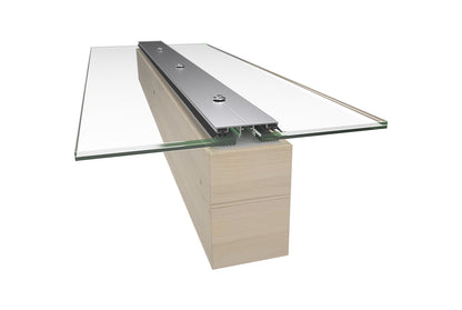 Aluminium middenprofiel complete set tot 400 cm