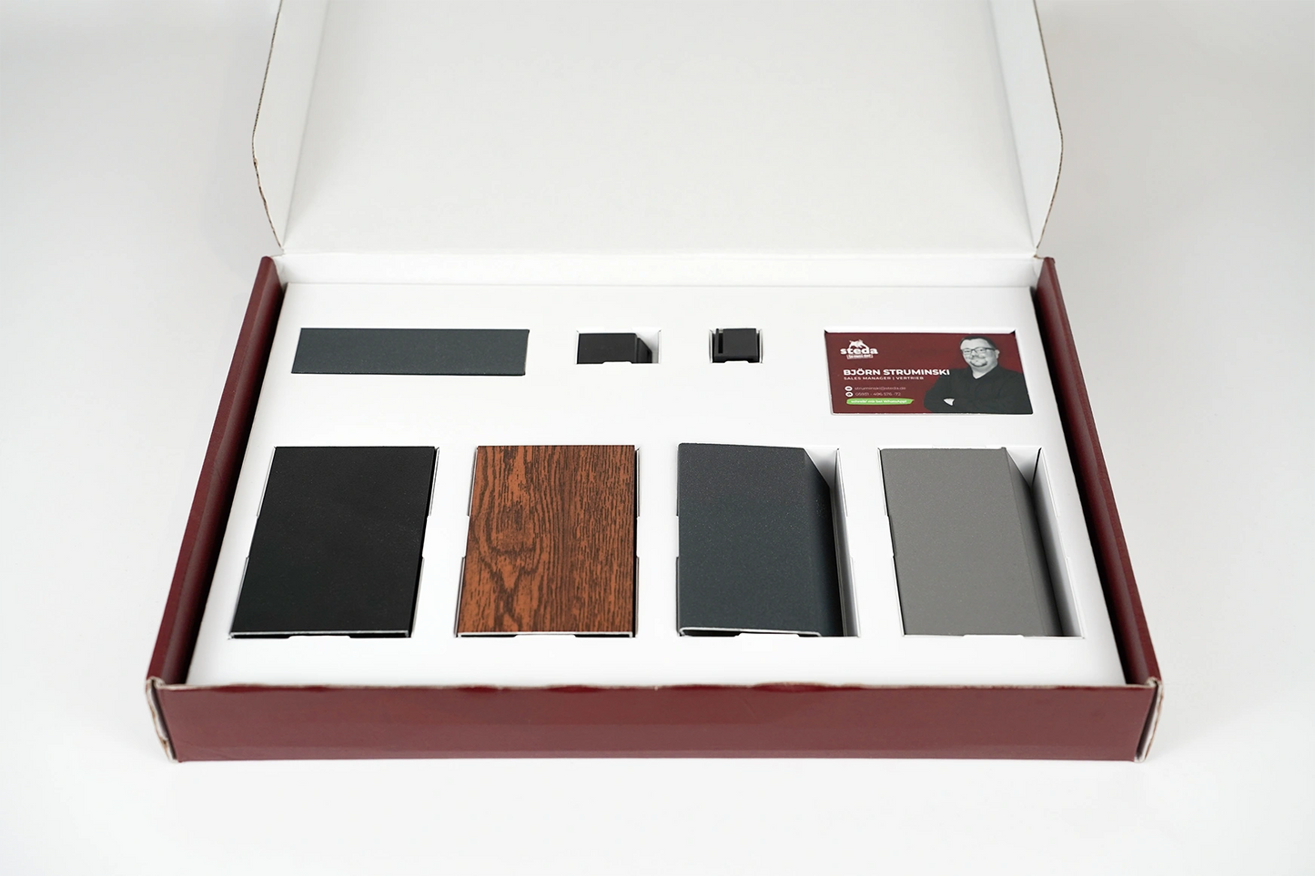 Musterbox für Aluminiumzäune