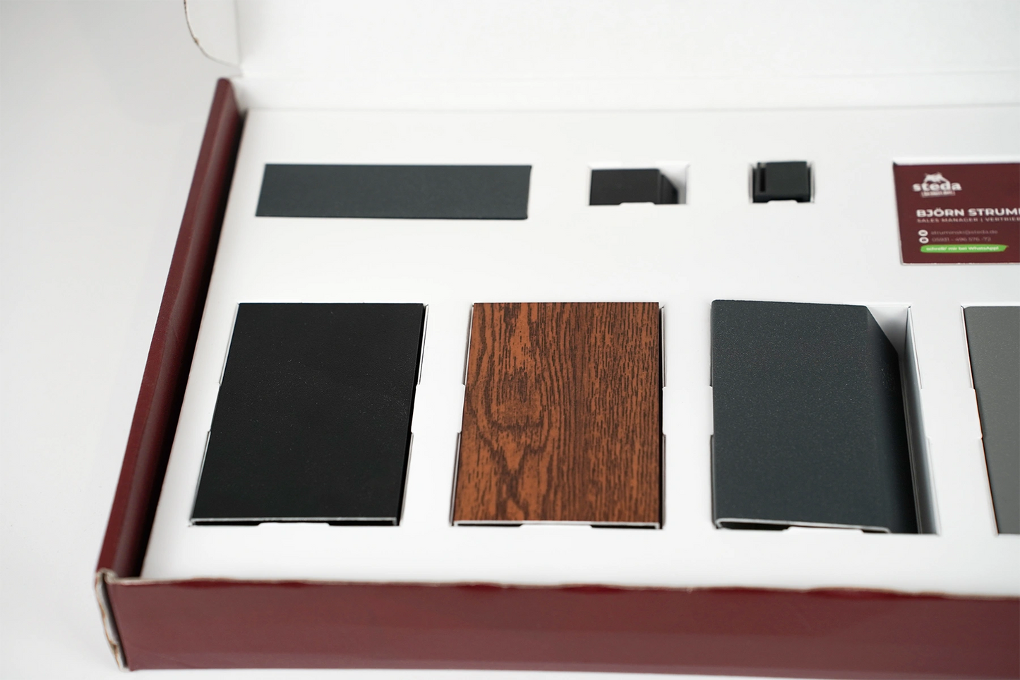 Musterbox für Aluminiumzäune