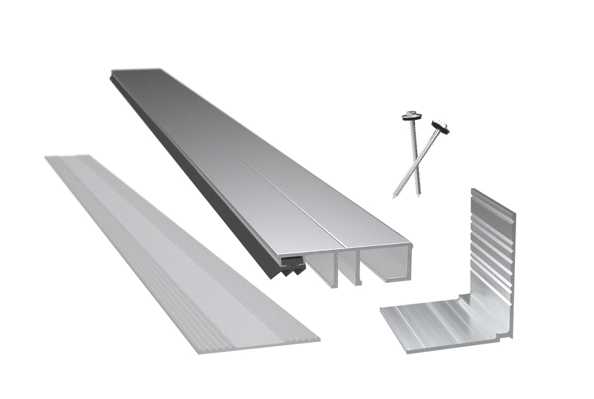 Complete set aluminium randprofielen tot 400 cm