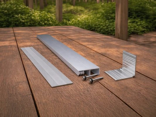 Complete set aluminium randprofielen tot 400 cm
