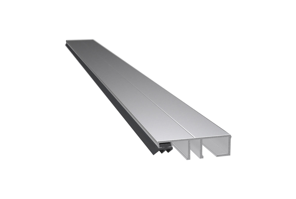 Aluminium randprofiel voor VSG 8-12 mm geanodiseerd