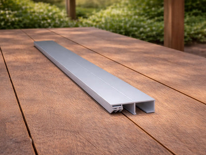 Aluminium Randprofil für VSG 8-12 mm eloxiert