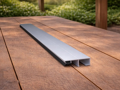 Aluminium randprofiel voor VSG 8-12 mm geanodiseerd
