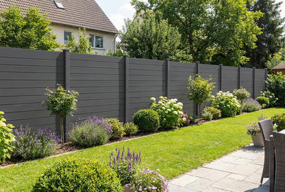 WPC privacyhek antraciet