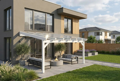 Terrassenüberdachung Holz 400x300cm – steda