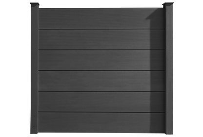 WPC privacyhek antraciet