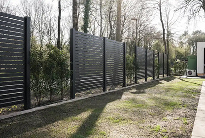 Aluminium lattenhekwerk zwart