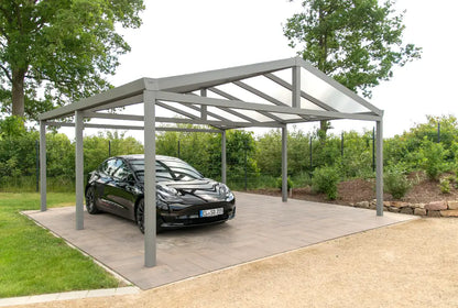 Zadeldakcarport 610x900cm (BxD) vrijstaand