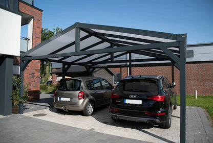 Zadeldakcarport 610x900cm (BxD) vrijstaand